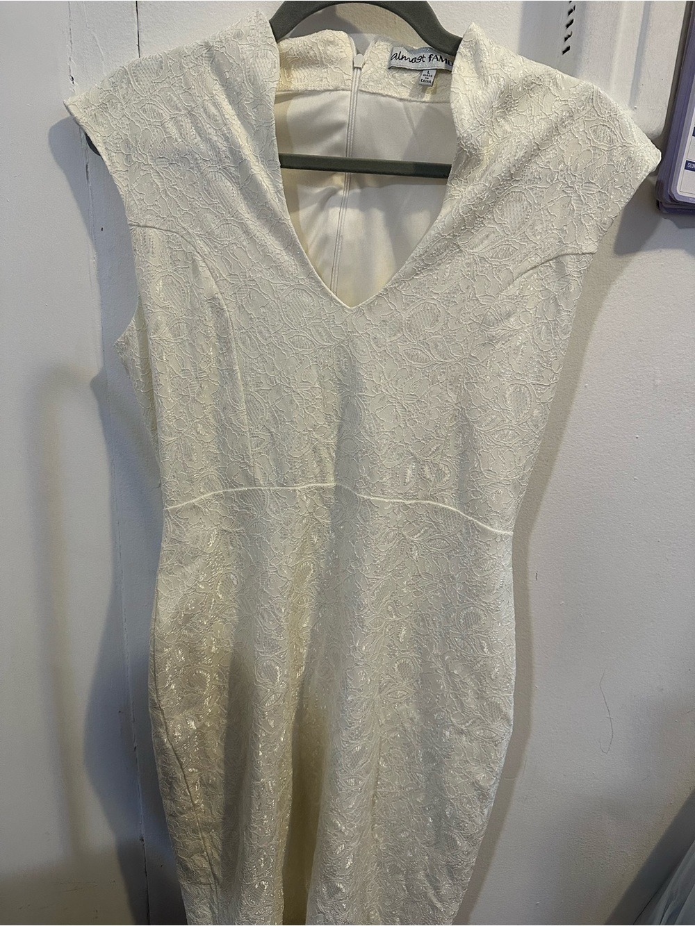 Wedding Rehearsal / Afterparty Lace V-Neck Dress
